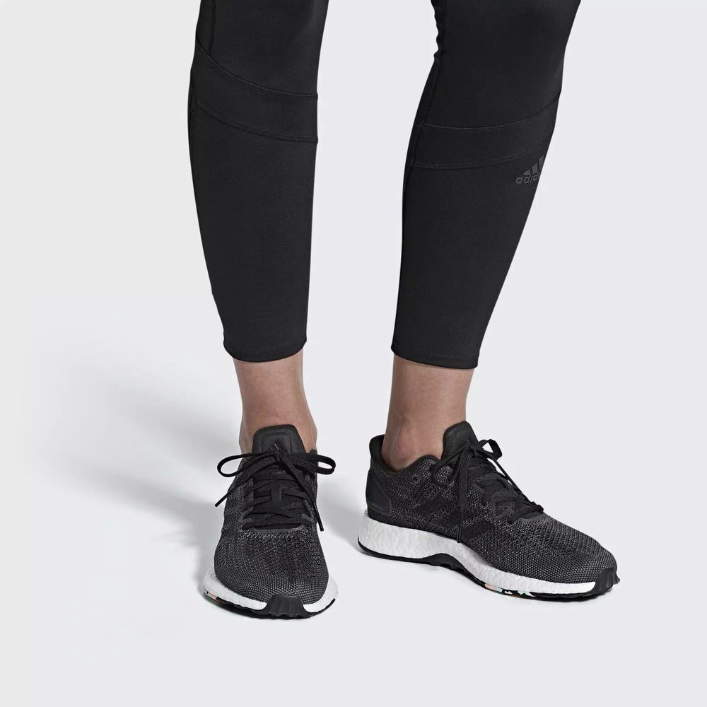 Adidas Pureboost DPR Tenis Para Correr Negros Para Mujer (MX-12429)